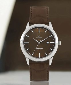 Titan Analog Brown Dial Men's Watch-NL1584SL04